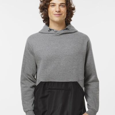 Mixed Media Hooded Sweatshirt Thumbnail